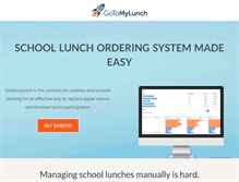 Tablet Screenshot of gotomylunch.com